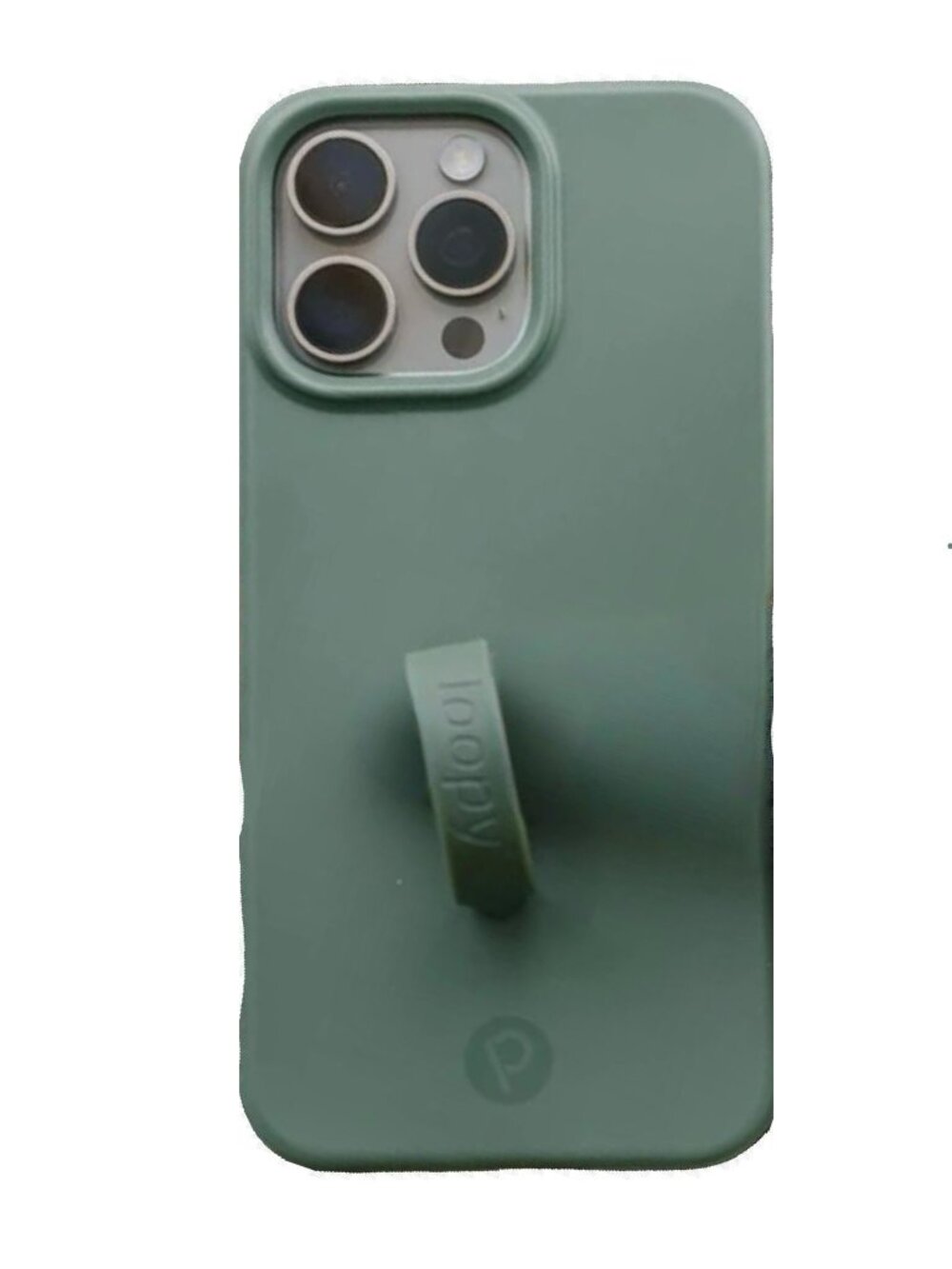 NWT Loopy OLIVE Green iPhone 15 Pro Max Phone Case - Righty